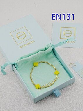 Enewton Gold Bead Cross Bracelet